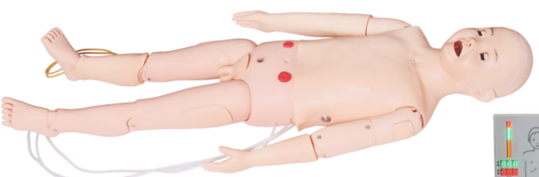 JD/T334全功能五岁儿童高级护理及CPR训练模型