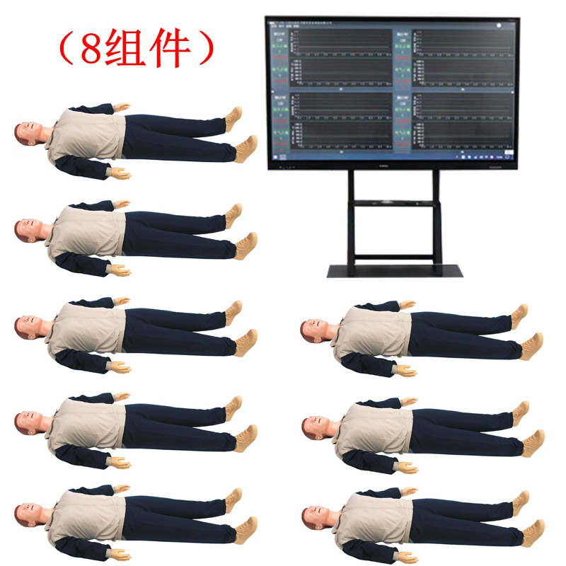 群体化电脑心肺复苏训练及考核系统（8组件）