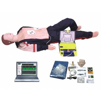 电脑高级心肺复苏、AED除颤仪模拟人（计算机控制，二合一）
