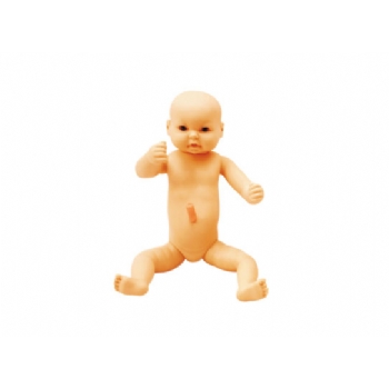 高级出生婴儿附脐带模型(男婴女婴任选柔软型，重量3200克)